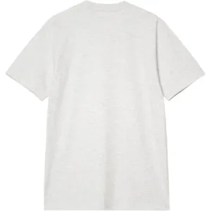 Футболка мужская Ash Heather с круглым вырезом Carhartt WIP, ash heather