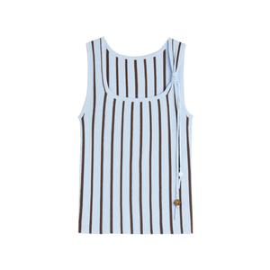 Топ-майка женская с квадратным вырезом Moderate Others ELLE, синий