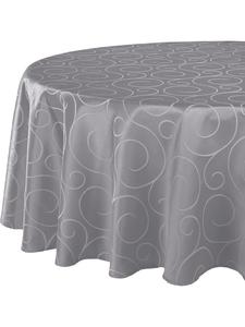 Erwin Müller Жаккардовая скатерть из смесовой хлопчатобумажной ткани Oberhausen серого цвета