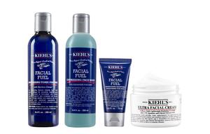 Набор для ухода за кожей Keyanshi для мужчин: очищающее средство, тоник и лосьон, увлажняющий и контролирующий жирность, комплект из четырех предметов Kiehl's