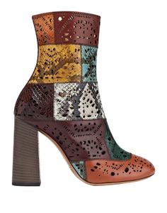 Ботильоны Chloé, бордовый