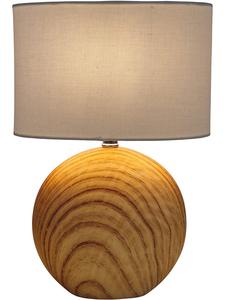 Näve Настольная лампа «Вуди» белого цвета