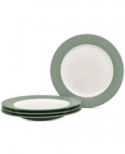 Набор из 4 салатных тарелок Colorwave Rim Noritake, Green