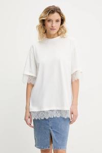 Хлопковая футболка Answear.Lab, белый