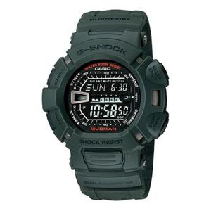 Часы CASIO G-Shock Mudman 'Green', черный