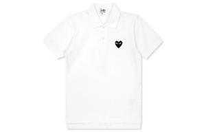 Футболка поло женская белая CDG Play