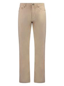 Gant прямые джинсы с нашивкой-логотипом, нейтральный