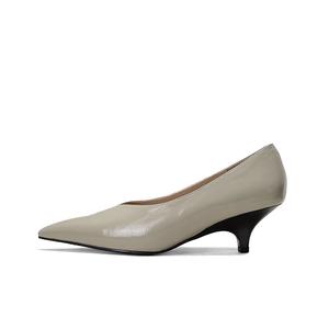 SHOEMAKER QUEEN Стройные каблуки на высоком каблуке для женщин - слоновая кость, цвет Elephant Gray