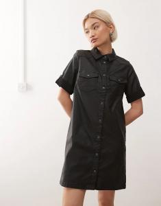 Платье Noisy May с пуговицами, черное