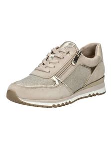 Кроссовки на шнуровке Marco Tozzi, цвет beige/gold
