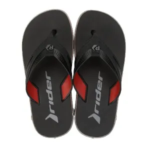 Мужские шлепанцы для душа RW plus RIDER Rider, черный/красный