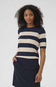 Футболка с принтом KAREGINA STRIPED Kaffe, мультиколор