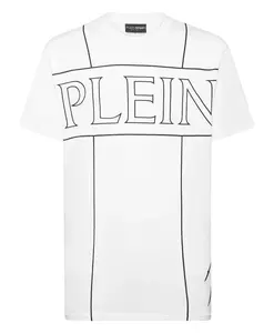 Футболка с круглым вырезом Plein Sport, белый