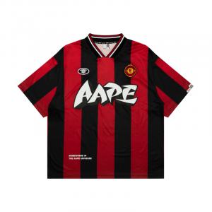 Aape Футболка мужская красная черная