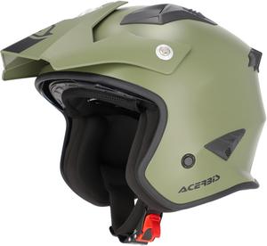 Acerbis aria 2023 твердый реактивный шлем, Green Matt