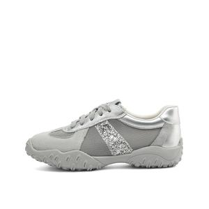 BOERDIQI Женские легкие низкие кеды на платформе серебристые, цвет Silver