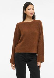 Джемпер VILA PULLOVER VILUNA RUNDHALS, Chocolate Brown/Brown