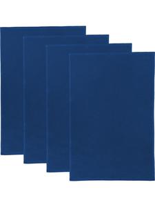 Erwin Müller Набор из 4 хлопковых махровых кухонных полотенец темно-синего цвета