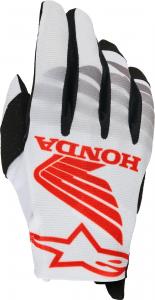 Мотокроссовые перчатки Alpinestars honda radar, White/Black/Red