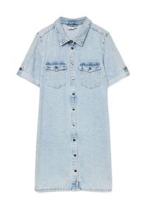 Джинсовое платье "Дженни" с нагрудными карманами Vero Moda, голубой