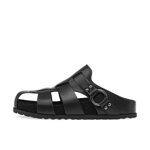 Женские сандалии с закрытым носком, противоскользящие ASH, Yellow Brown