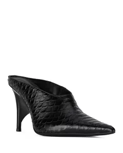 Женские мюли Vader с острым носком на высоком каблуке Jeffrey Campbell, черный