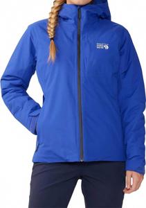 Mountain Hardwear Куртка Stretch-Ozonic с утеплителем, синего цвета с принтом