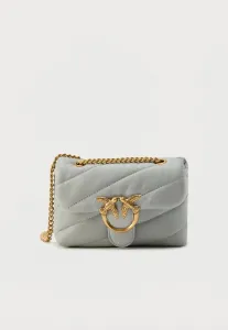 Сумка через плечо love puff baby Pinko, Grigio Perla-Antique Gold
