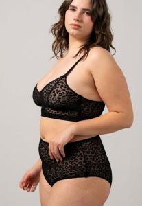 Треугольный бюстгальтер MESH BALCONETTE Understatement, черный