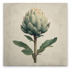Картина на холсте A.S. Création Artischocke цвет cremebeigegrün