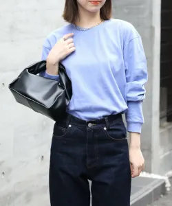 Футболка с длинными рукавами 5,6 унций, плотная, с ребристой отделкой Printstar, цвет Blu