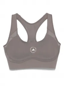 Бюстгальтер-борцовка с логотипом Adidas by Stella McCartney, серый
