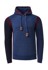 Вязаный свитер с контрастными деталями RUSTY NEAL, цвет Petrol