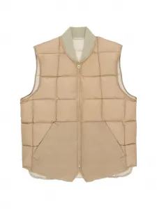 Стеганый жилет на молнии Vest1 Fortela, бежевый