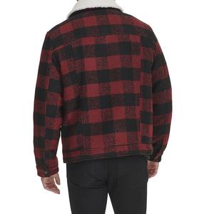 Мужская куртка дальнобойщика Levi's на подкладке из искусственной шерсти из шерпы, коричневый