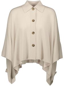 Накидка в рубчик от Allude, нейтральный