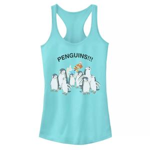 Детский канал Nickelodeon «Аватар: Последний маг воздуха» Аанг и пингвины!! Портретная майка на бретелях Licensed Character