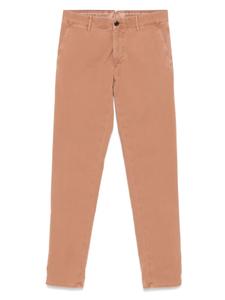 Incotex зауженные брюки, коричневый