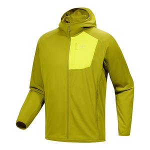 DELTA Куртки Мужские С Капюшоном Умеренные Другие Arcteryx, оливковый moss/euphoria зеленый