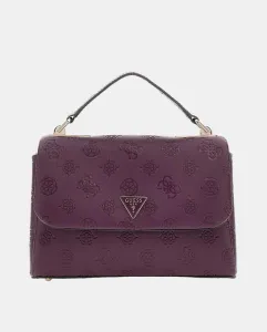 Средняя сумка через плечо на молнии и магнитной застежке Guess, бордовый