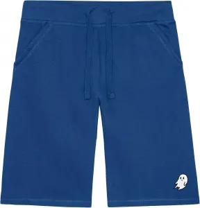 Мужские шорты DALIX Ghost с вышивкой, мягкий флис, свободный крой