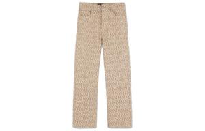 Initial Jacquard Straight leg Jeans REPRESENT, хаки