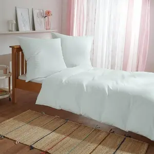 Постельное белье Dream Sleep Uni Fine Flannel 160x210 см + 65x100 см цвета слоновой кости Traumschlaf