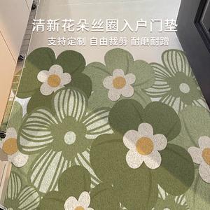 Budis Ковер 50х80 см для прихожей, из ПВХ, с петлевым ворсом, для улицы, Huarui-Green Grass, отсекатель грязи