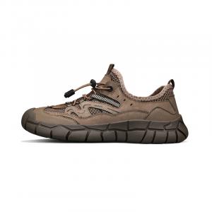 Нескользящие, износостойкие, дышащие низкие походные ботинки для мужчин KYMOOU, Khaki