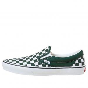 Vans Classic Slip-On 'Checkerboard Scarab Green White'
