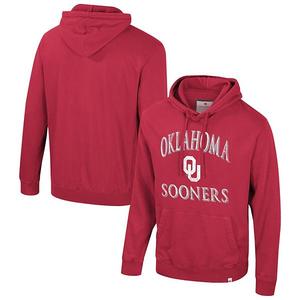 Толстовка с капюшоном мужская crimson oklahoma sooners big & tall e-tan Colosseum