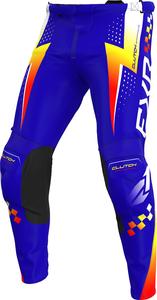 Мотоциклетные штаны FXR clutch pro, Blue/Yellow/Red