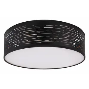 Потолочный светильник LED TUNNO LED-модуль 1 шт. Потолочная лампа/золотистый цвет/гостиная/спальня/ø: 380 мм Globo Lighting, черный