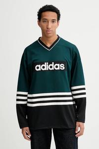 Хоккейная майка с длинным рукавом Adidas Originals, зеленый
